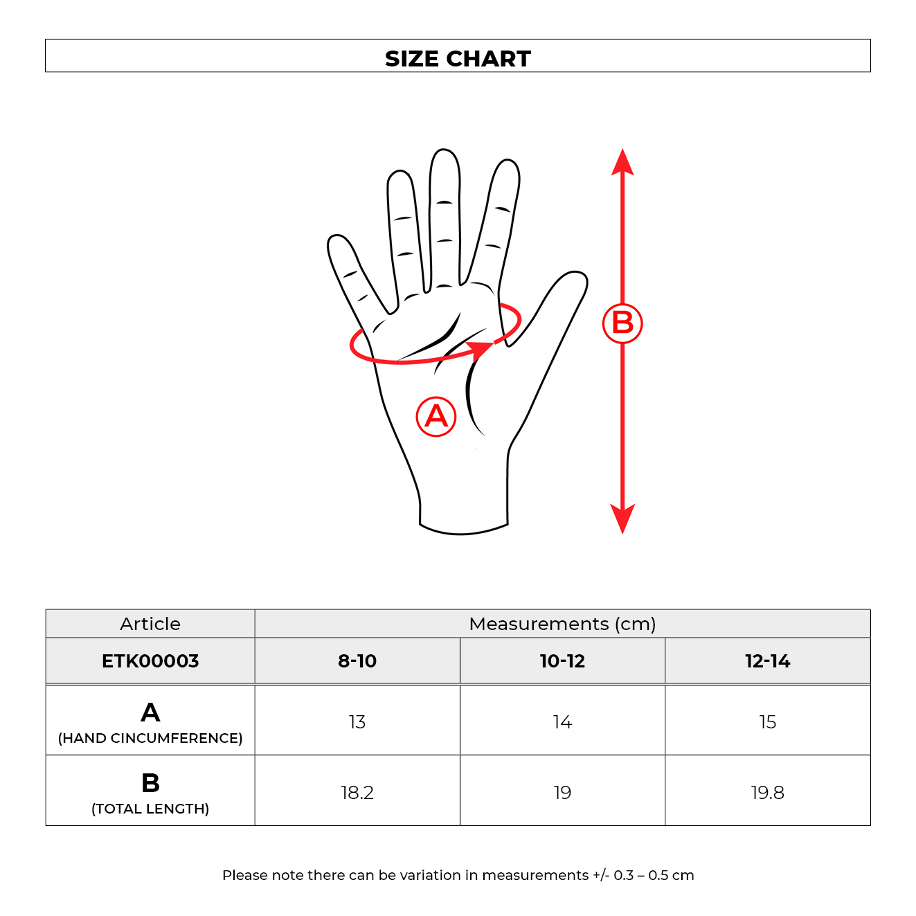Guida <br>alle taglie