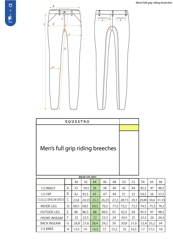 Guida <br>alle taglie