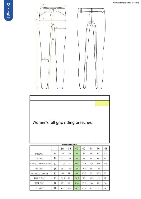 Guida <br>alle taglie