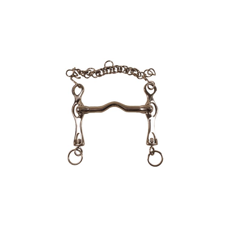 SS PELHAM WITH FLAT CHEEKS