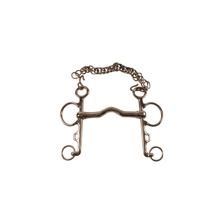 UNJOINTED SS PELHAM BIT