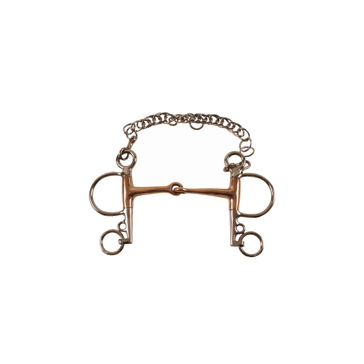 SOLID COPPER PELHAM BIT