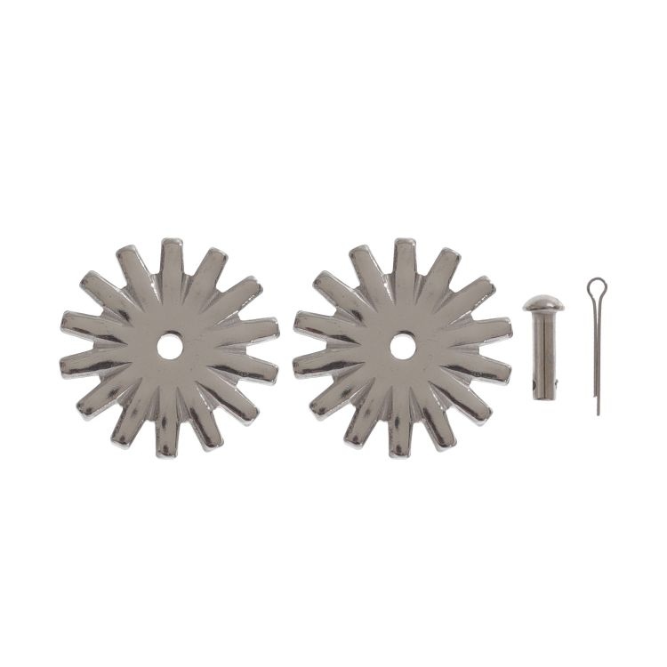 COPPIA ROTELLE SPERONI C/RIVETTI 303B