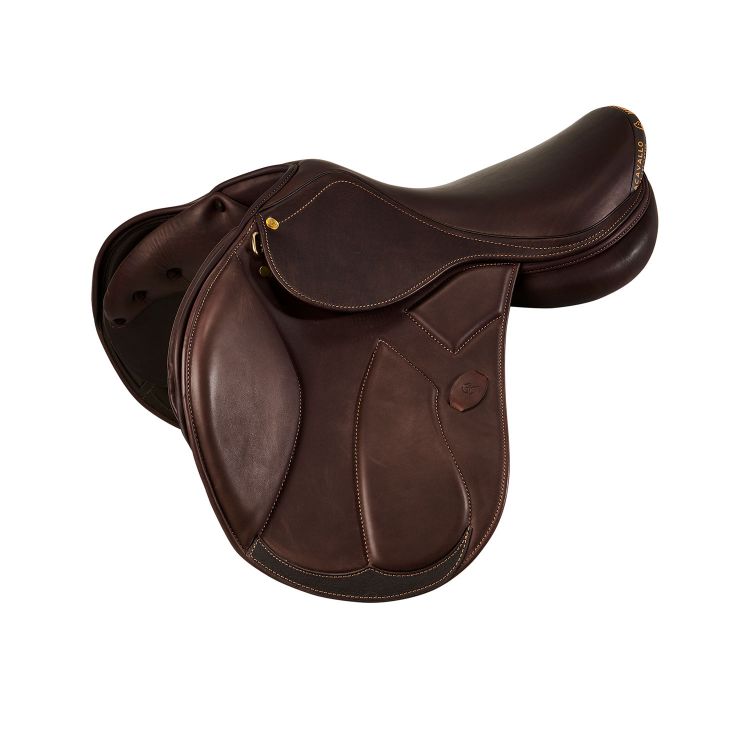 ACAVALLO MODIGLIANI JUMPING SADDLE WITH LATEX PANELS
