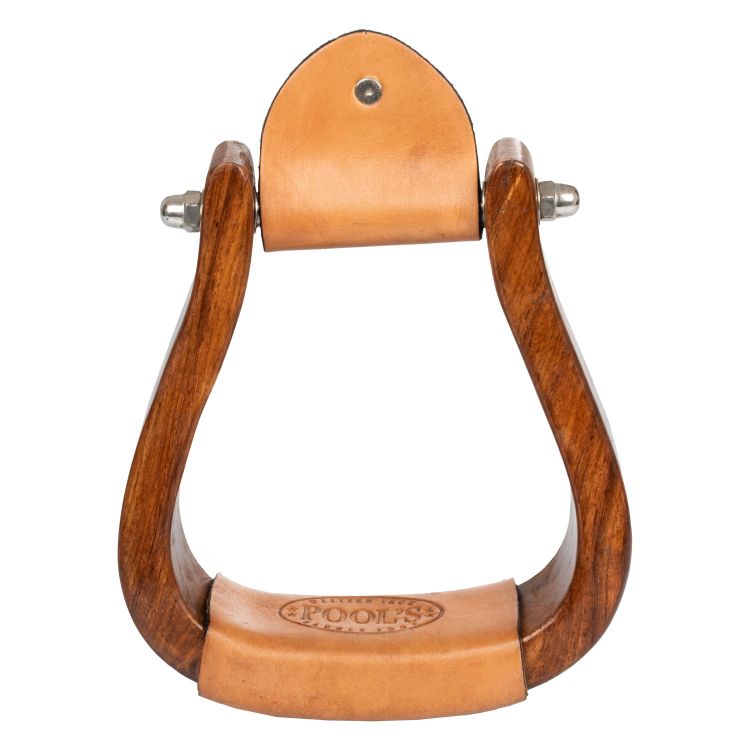 Ys standard wood western stirrups