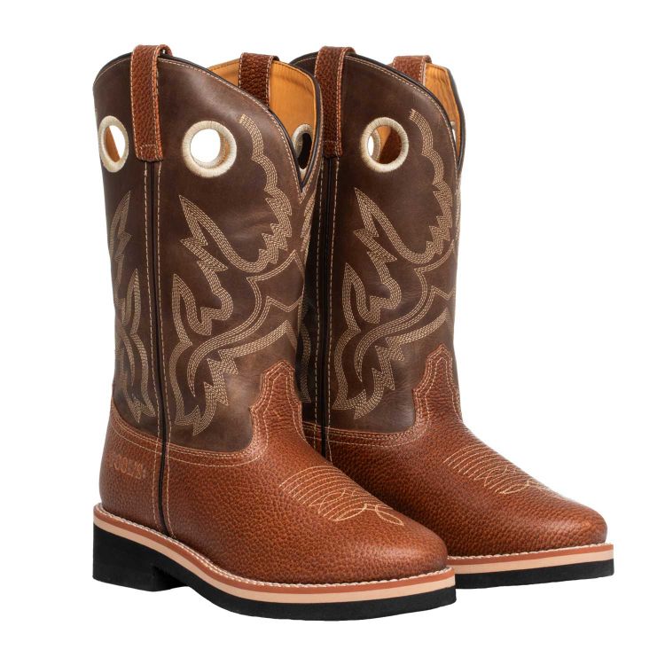 BUCKAROO WESTERN BOOTS PULL-UP LEATHER