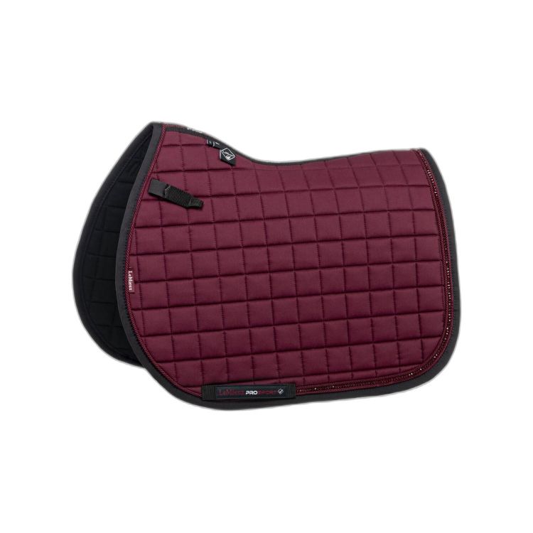 DIAMANTE JUMPING SQUARE BURGUNDY
