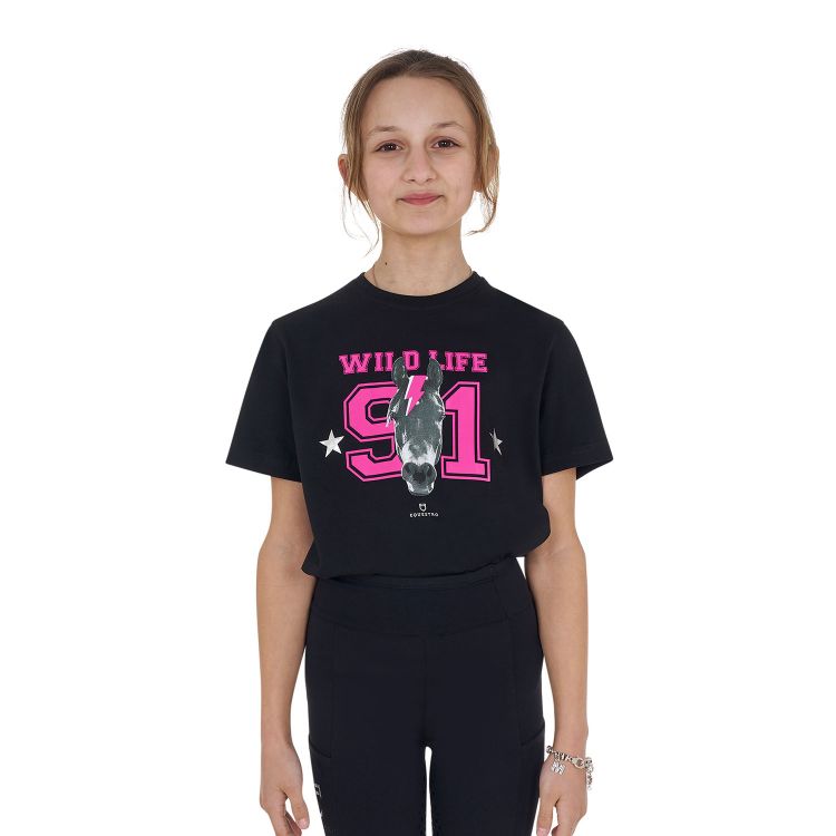 Girls' Wild Life cotton T-shirt with print