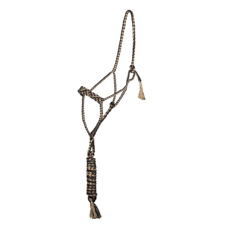 WIDE NOSE ROPE HALTER W/LEAD