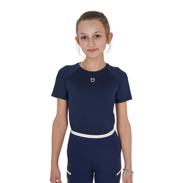 Kids' training t-shirt in technical fabric