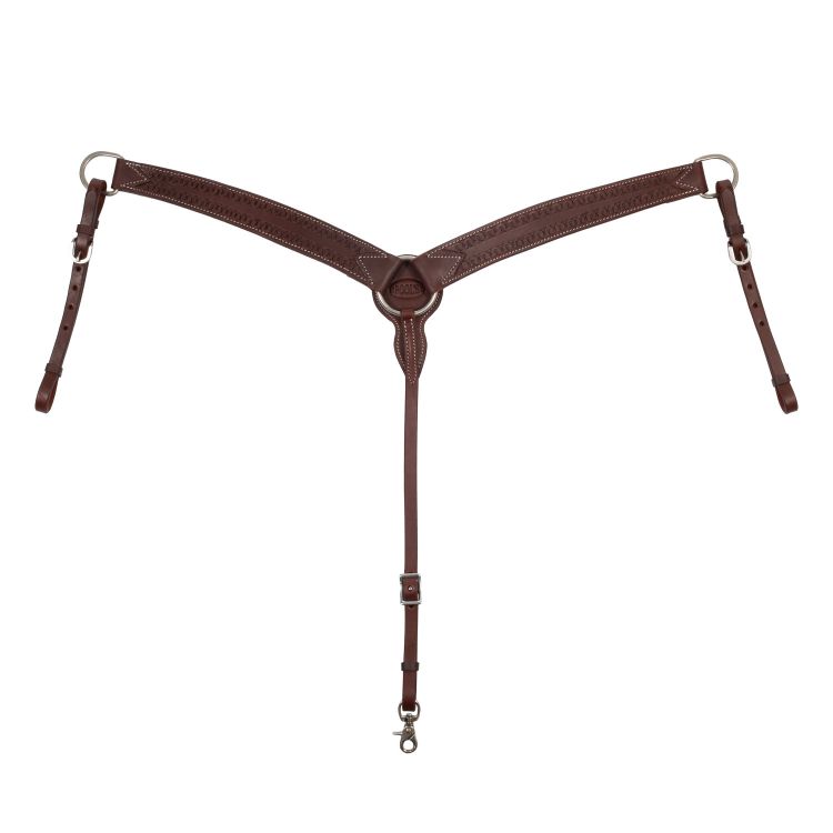 Western leather breastplate