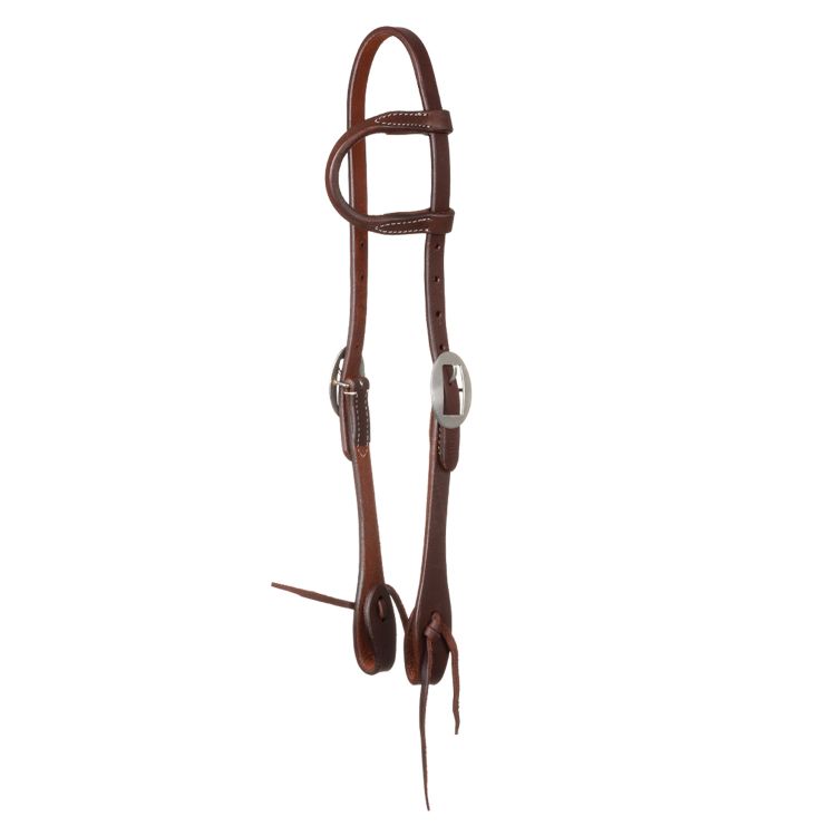 One-ear leather headstall
