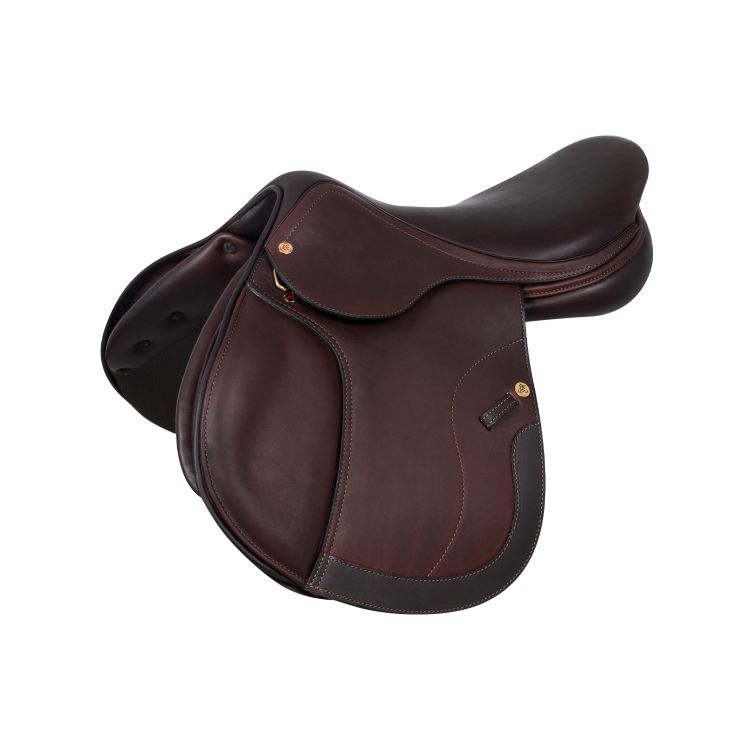 Roma jumping saddle wooden tree double leather