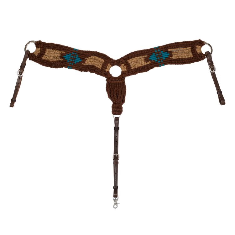 Native design mohair breastcollar