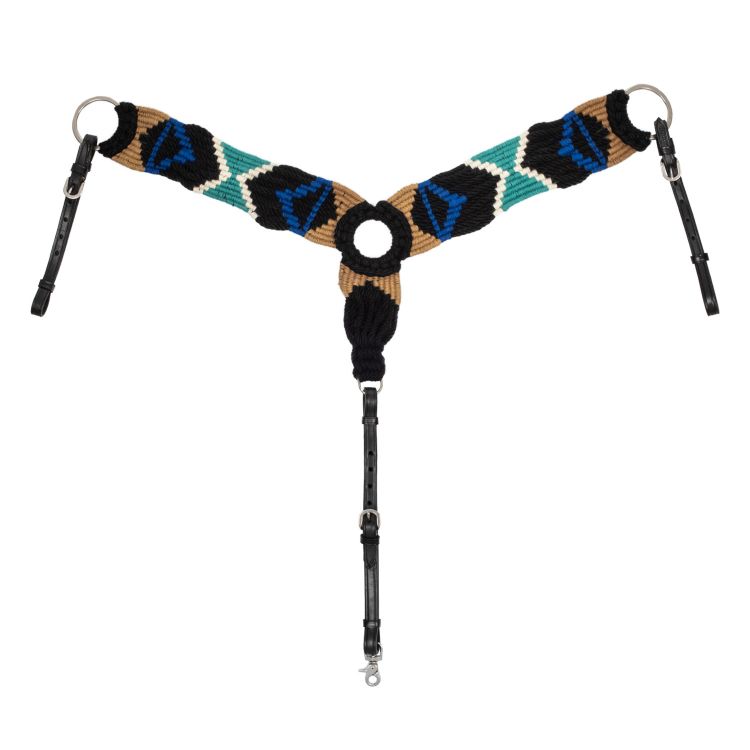 Cross design mohair breastcollar