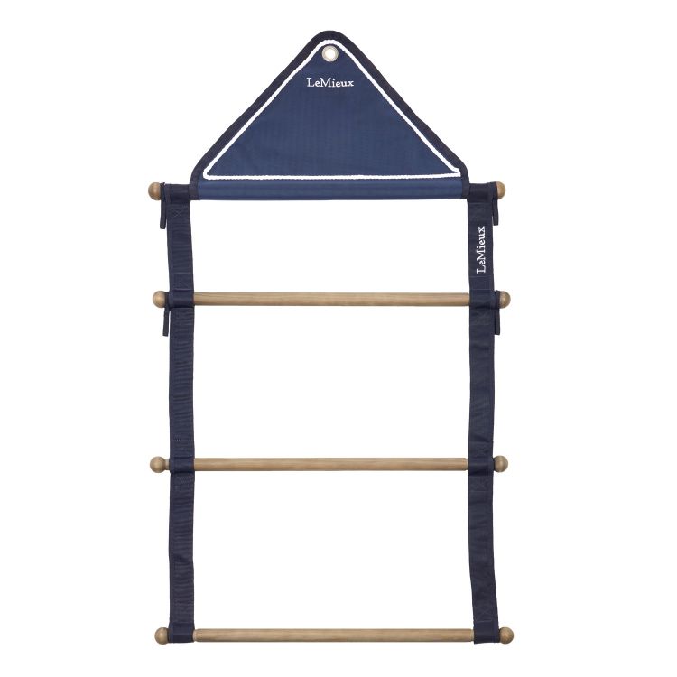 SHOW RUG HANGING RACK NAVY