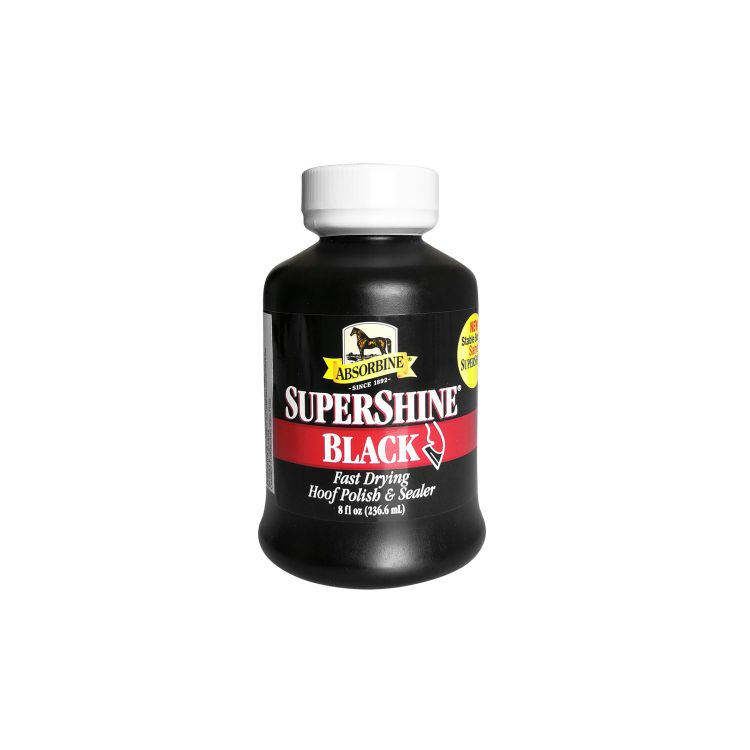 ABSORBINE HOOF POLISH SUPERSHINE BLACK 236ML