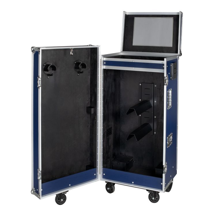 Silver hardware saddle cabinet 65x62x138cm