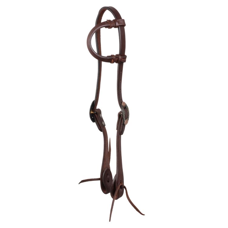 ONE EAR GERMAN BUCKLES WESTERN BRIDLE