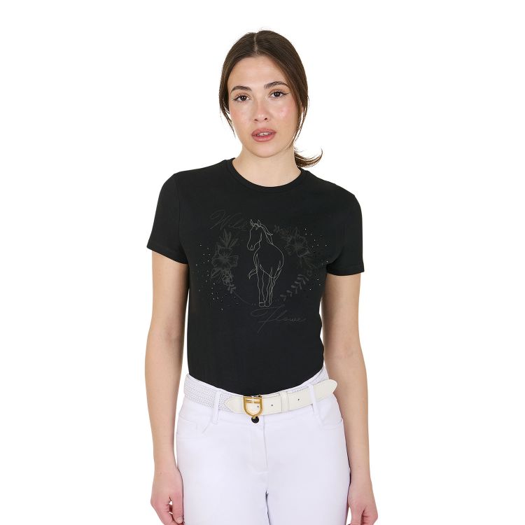 Women's Wild Flower cotton T-shirt