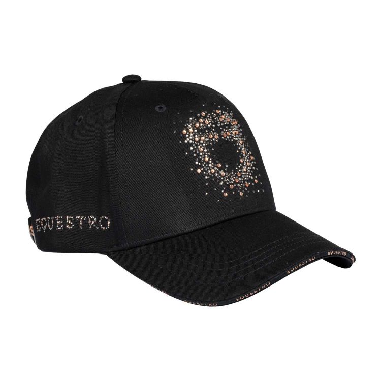 WOMAN BASEBALL CAP WITH RHINESTONE LOGO
