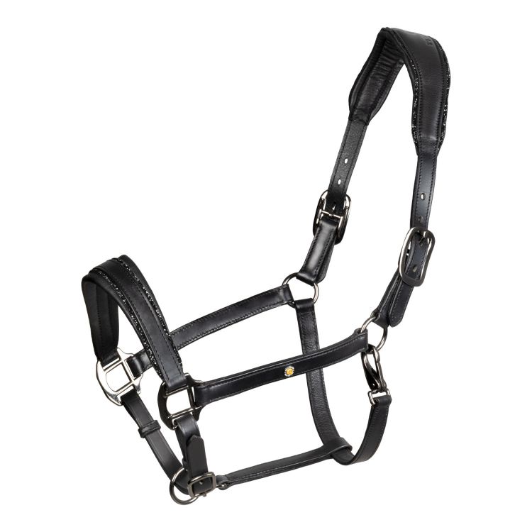 DIAMOND ANATOMIC LEATHER HALTER