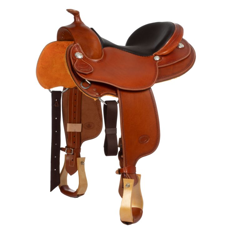 Westwood Basic all round border saddle #13 cognac