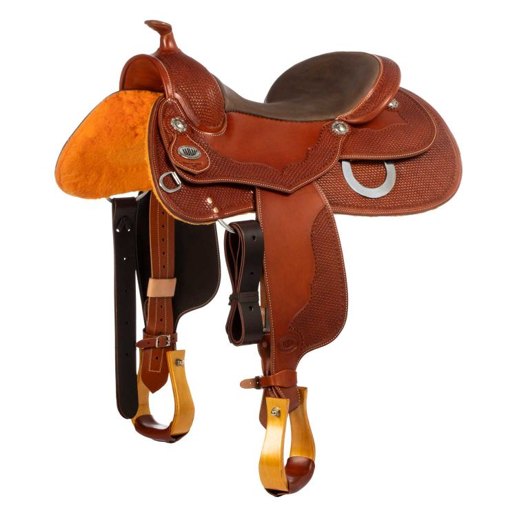 Westwood classic reining big butterfly cognac saddle